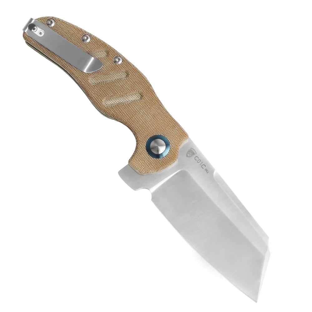 Sheepdog C01C XL - Micarta Brown-Kizer Cutlery-OnlyKnives