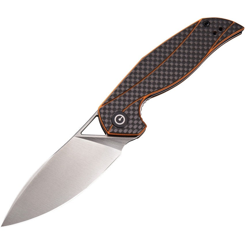 Anthropos - Orange G10 mit Carbon Auflage-Civivi-OnlyKnives