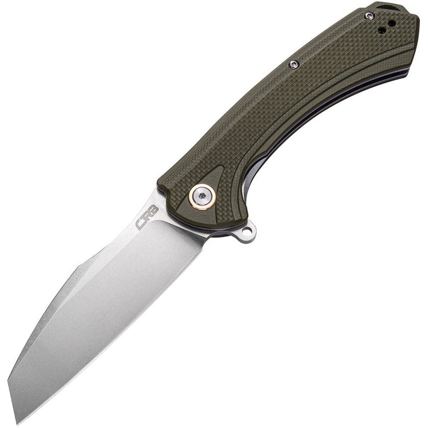 Barranca Linerlock - Green textured G10-CJRB-OnlyKnives