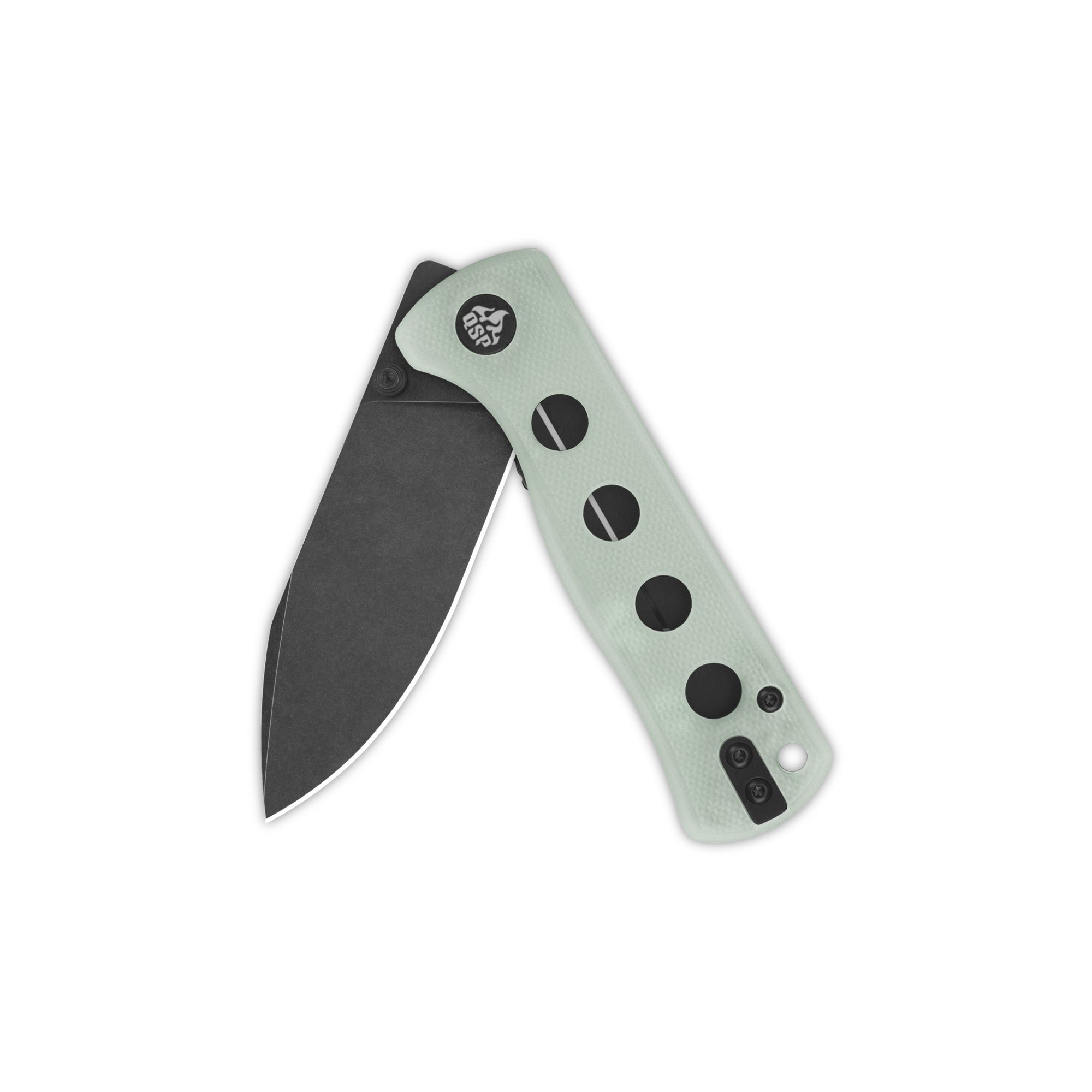 Canary Folder - Jade G10, Black stonewashed-QSP-OnlyKnives