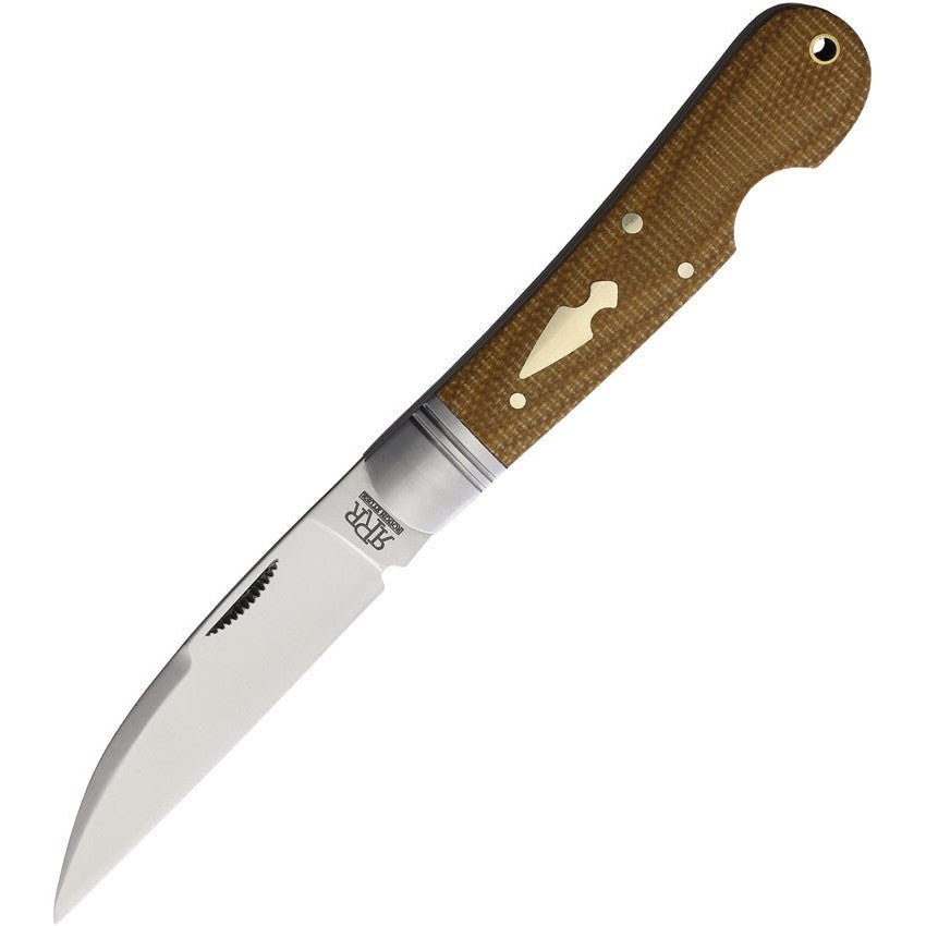 EZ Open Swayback - Tan Micarta-Rough Ryder Reserve-OnlyKnives