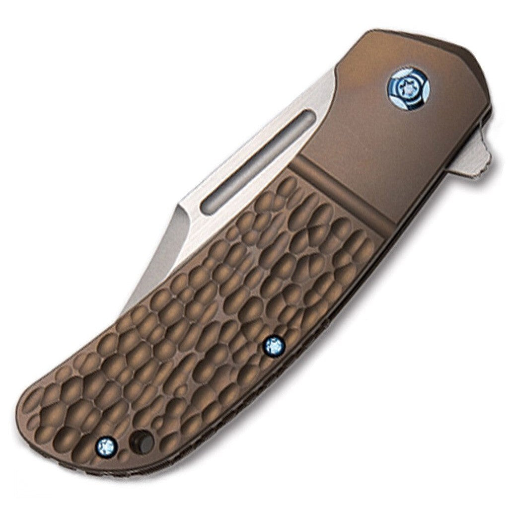 Lanny's Flipper - Framelock Bronze-Peña Knives-OnlyKnives