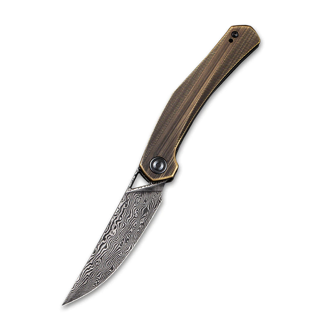 Lazar - Damascus, Brass Handle-Civivi-OnlyKnives