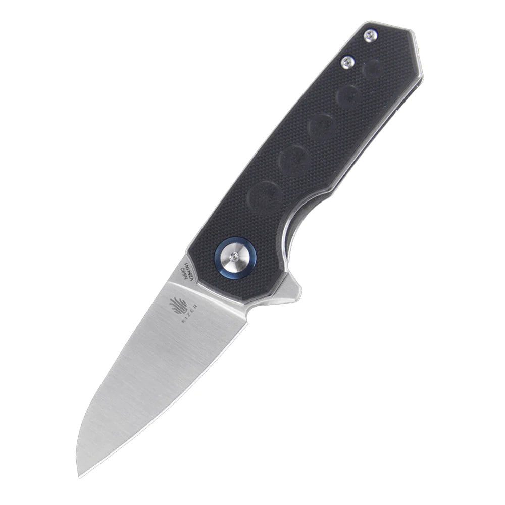 Lieb - Black G10-Kizer Cutlery-OnlyKnives