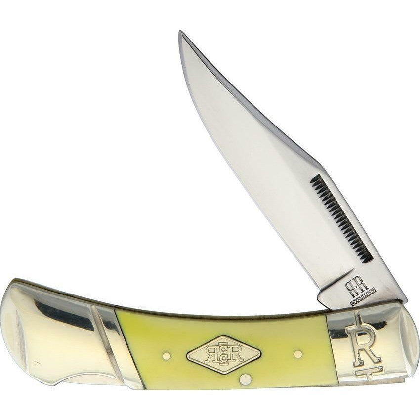 Lockback - Classic Carbon Yellow-Rough Ryder-OnlyKnives