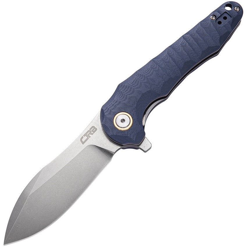 Mangrove Linerlock - GrayBlue contoured G10-CJRB-OnlyKnives