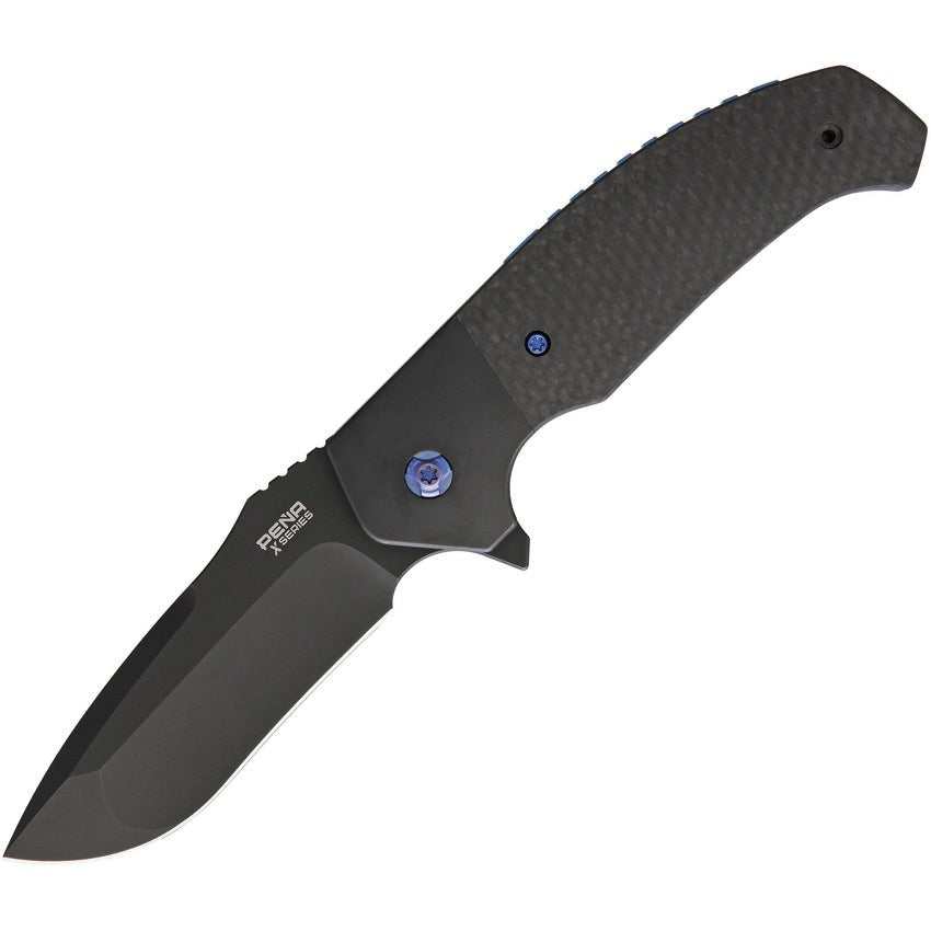 Mini Diesel Framelock CF Black-Peña Knives-OnlyKnives