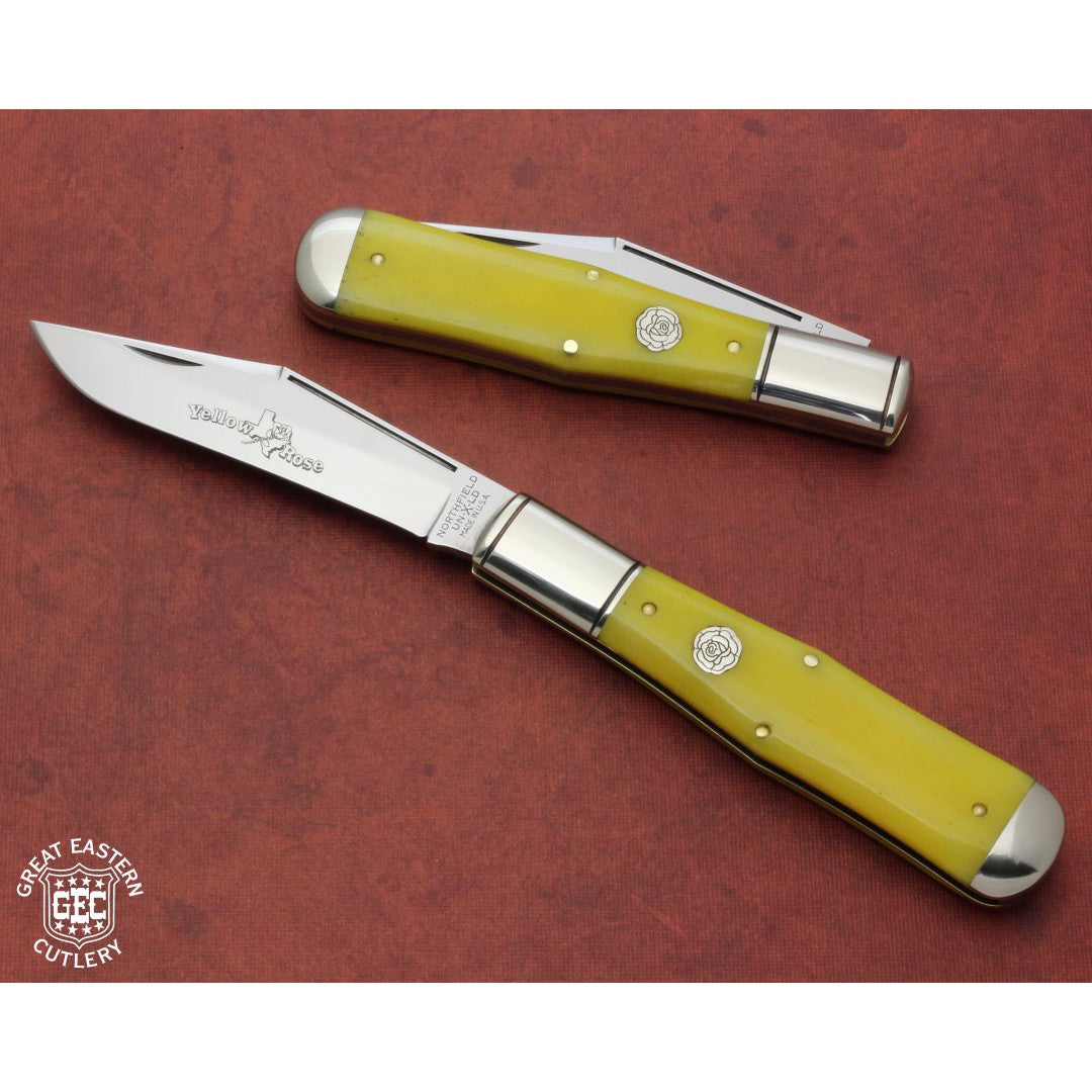 Northfield Un-X-LD #97 - Allegheny - Smooth Yellow Rose Bone-Great Eastern Cutlery-OnlyKnives