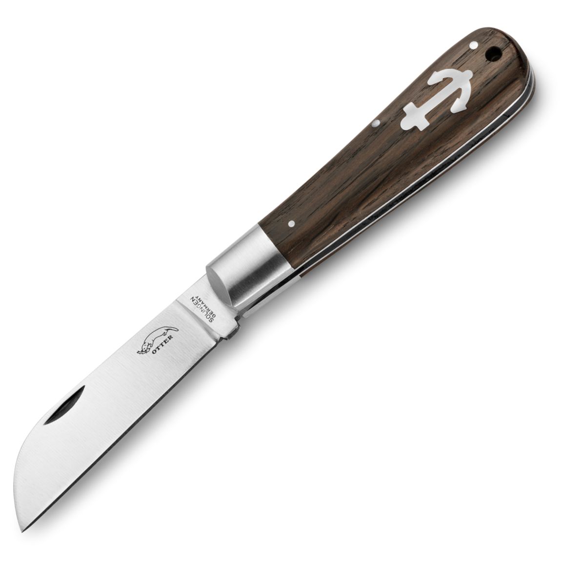 Otter-Ankermesser 172 - Räuchereiche - gross-Otter Messer-OnlyKnives