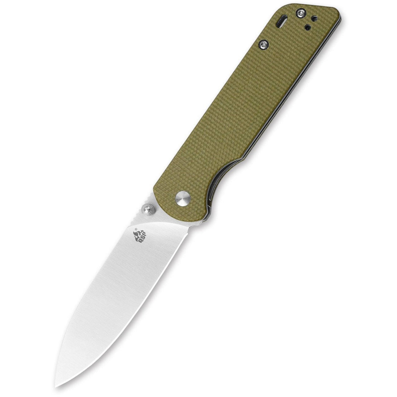 Parrot - Leinen Micarta Olive, D2 Klingenstahl-QSP-OnlyKnives