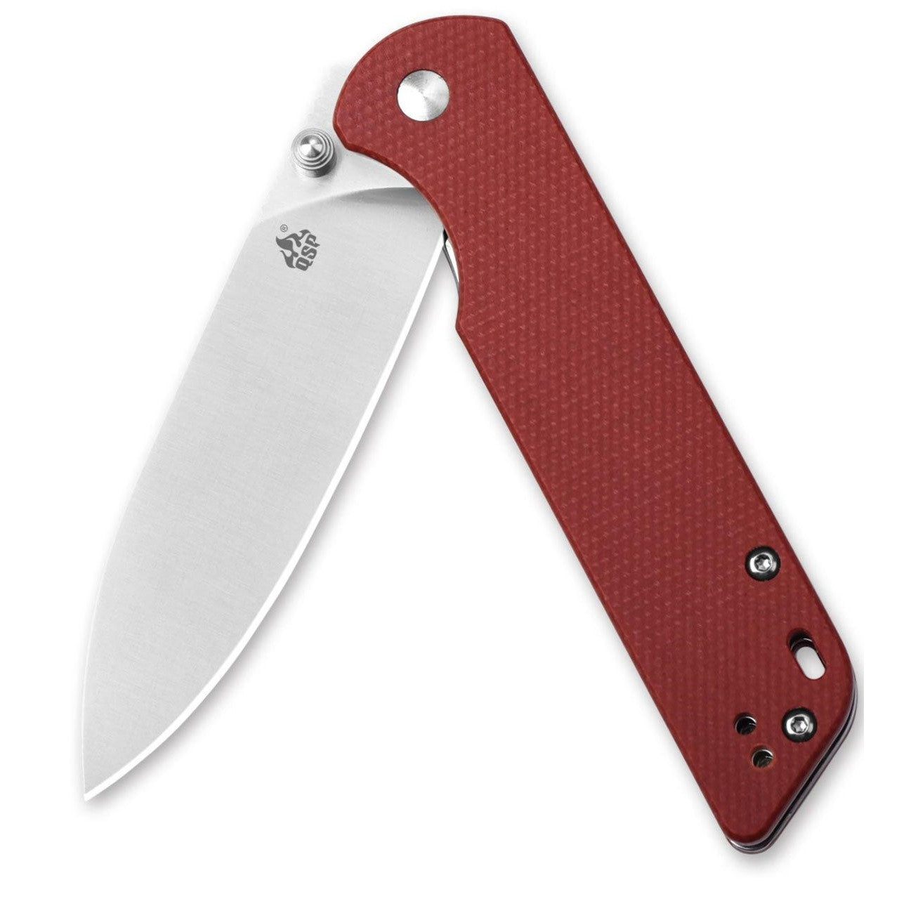 Parrot - Leinen Micarta Rot, D2 Klingenstahl-QSP-OnlyKnives