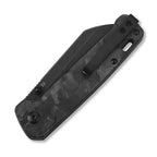 Penguin - G10 mit Carbon Auflage - black stonewashed D2 Klinge-QSP-OnlyKnives