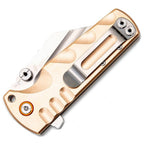 Proponent Bronze Handle, D2 Steel Blade-Artisan Cutlery-OnlyKnives