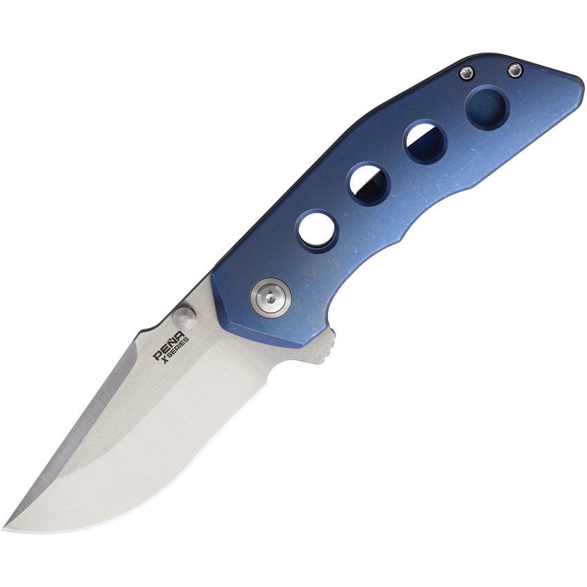 Rhino Framelock Blue-Peña Knives-OnlyKnives