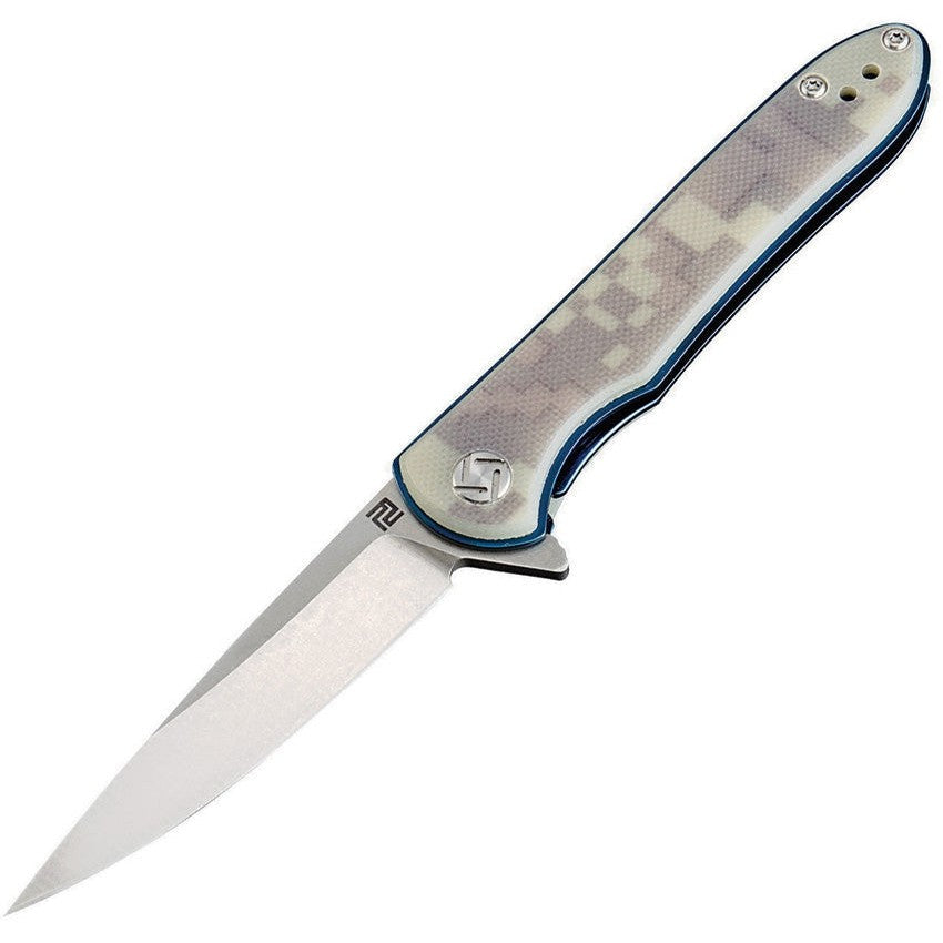 Shark Linerlock, Digi Camo, D2 - small-Artisan Cutlery-OnlyKnives