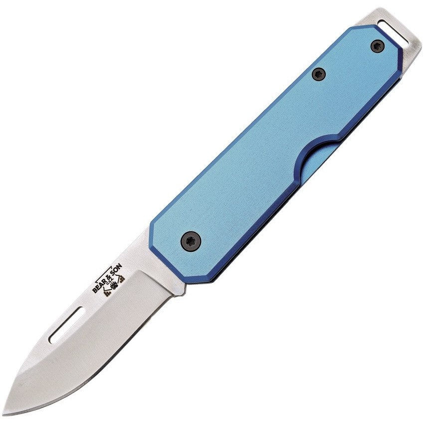 Slip Joint - Aluminum, blau-Bear & Son-OnlyKnives