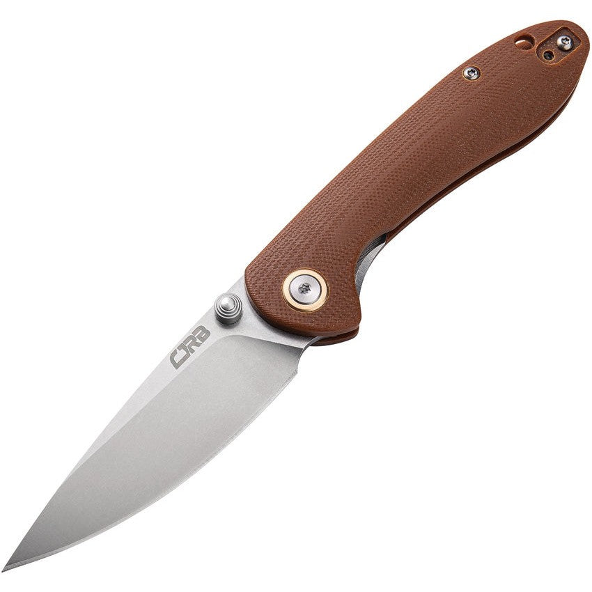 Small Feldspar Linerlock Brown-CJRB-OnlyKnives