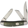 Sowbelly - Green Micarta-Rough Ryder-OnlyKnives