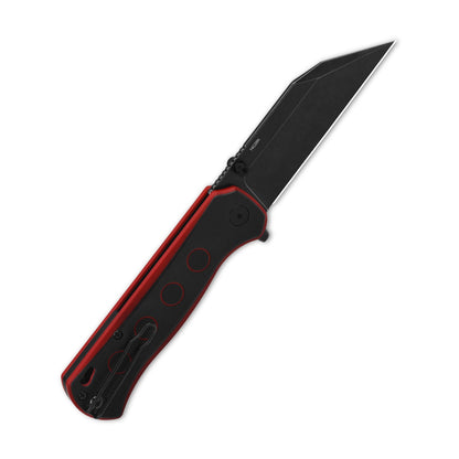 Swordfish - Black/Red G10, Black stonewashed-QSP-OnlyKnives
