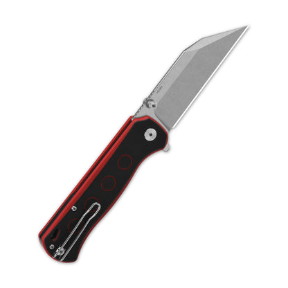 Swordfish - Black/Red G10, stonewashed-QSP-OnlyKnives