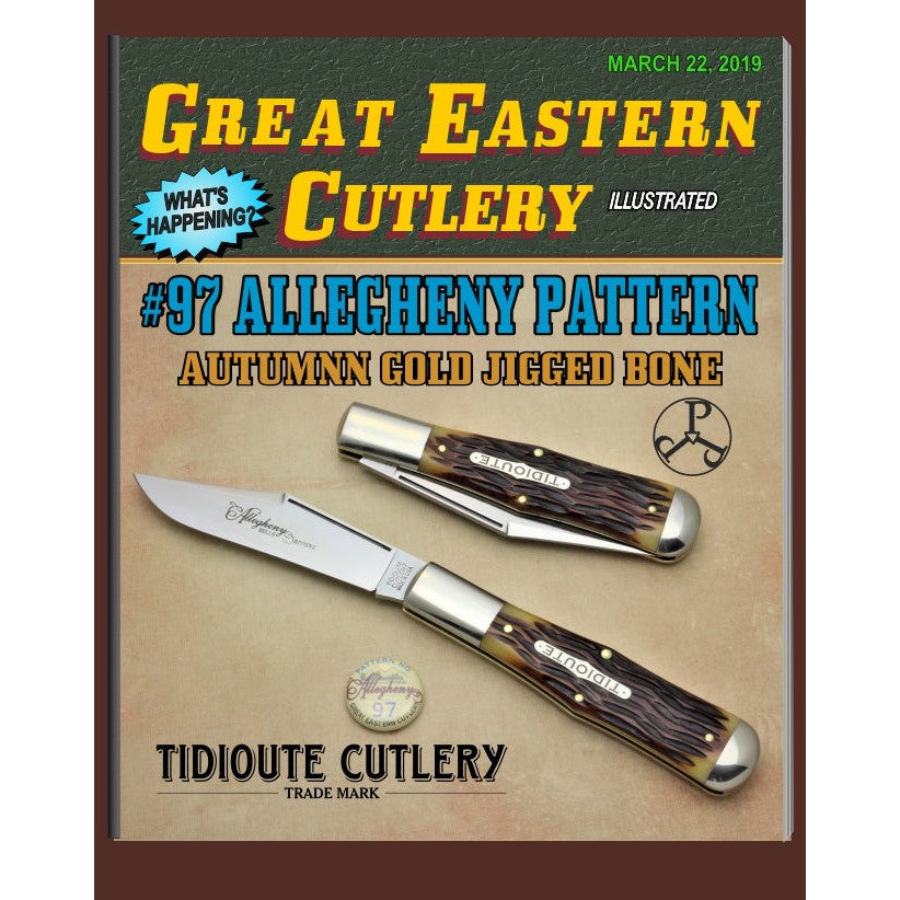Tidioute #97 - Allegheny - Autumn Gold Jigged Bone-Great Eastern Cutlery-OnlyKnives