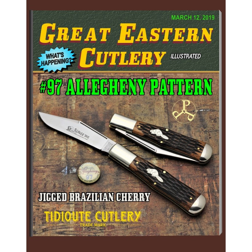 Tidioute #97 - Allegheny - Jigged Brazilian Cherry Wood-Great Eastern Cutlery-OnlyKnives