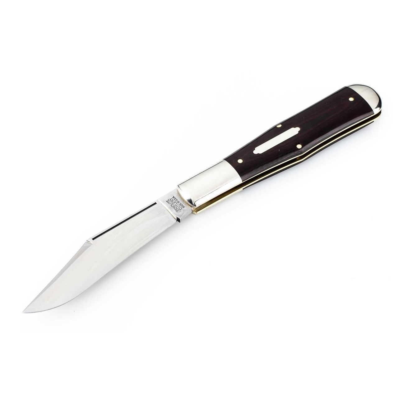 Tidioute #97 - Allegheny - Maroon Linen Micarta-Great Eastern Cutlery-OnlyKnives