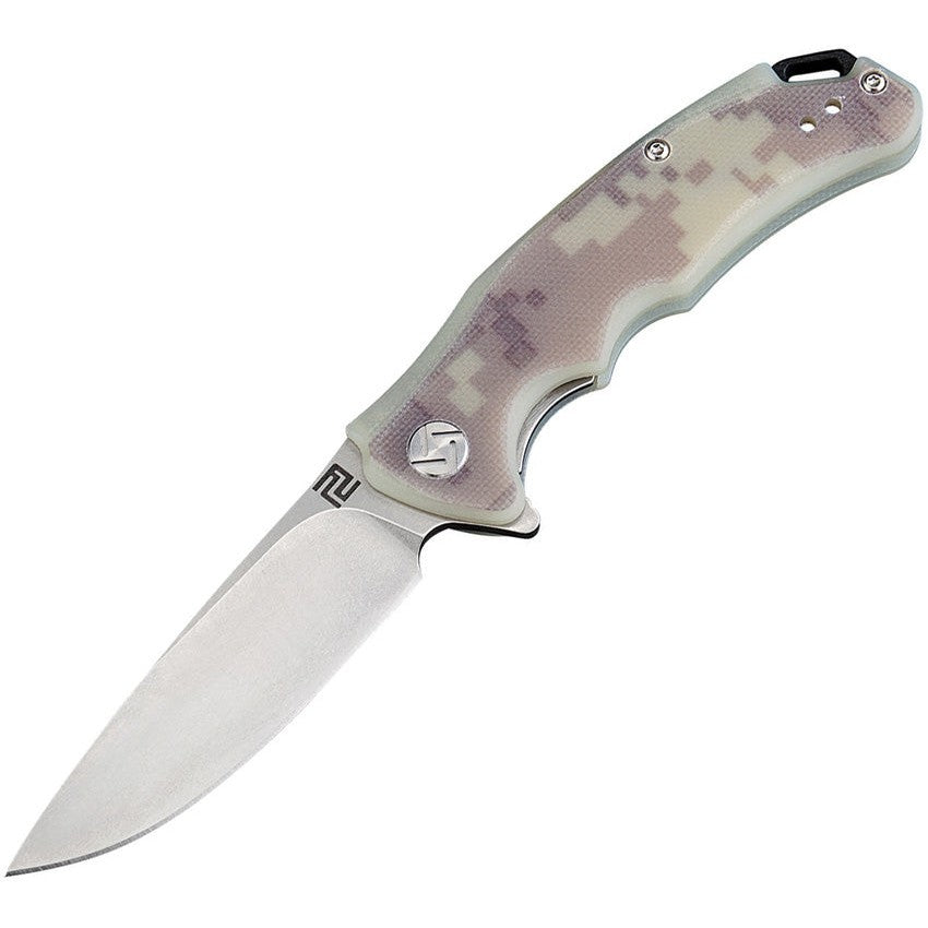 Tradition Linerlock, Digi Camo, D2-Artisan Cutlery-OnlyKnives