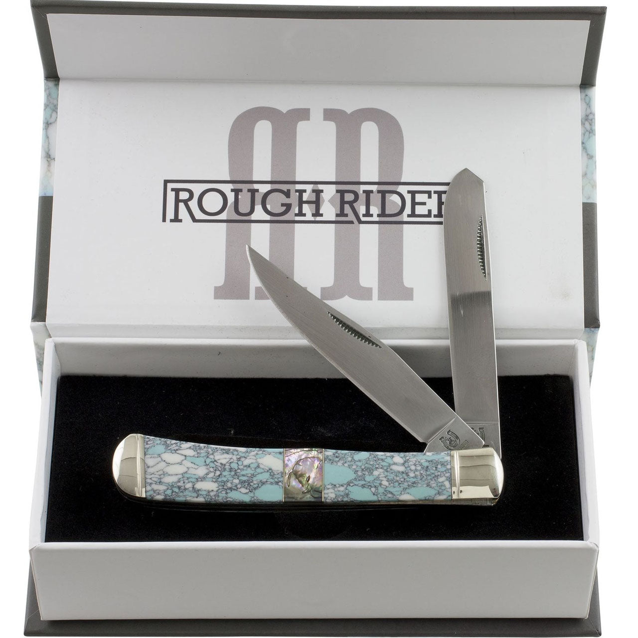 Trapper - Crackle Stone Series-Rough Ryder-OnlyKnives