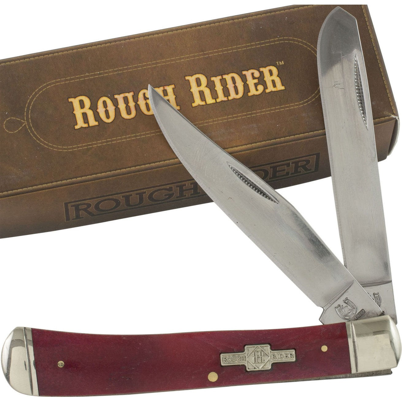 Trapper - Red Smooth Bone-Rough Ryder-OnlyKnives