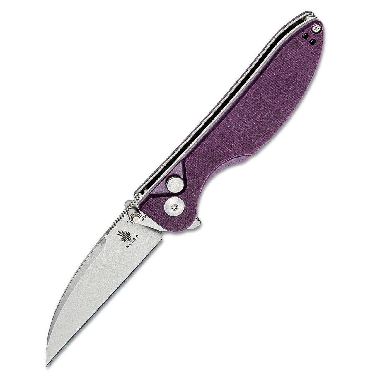 Vanguard Swayback purple-Kizer Cutlery-OnlyKnives