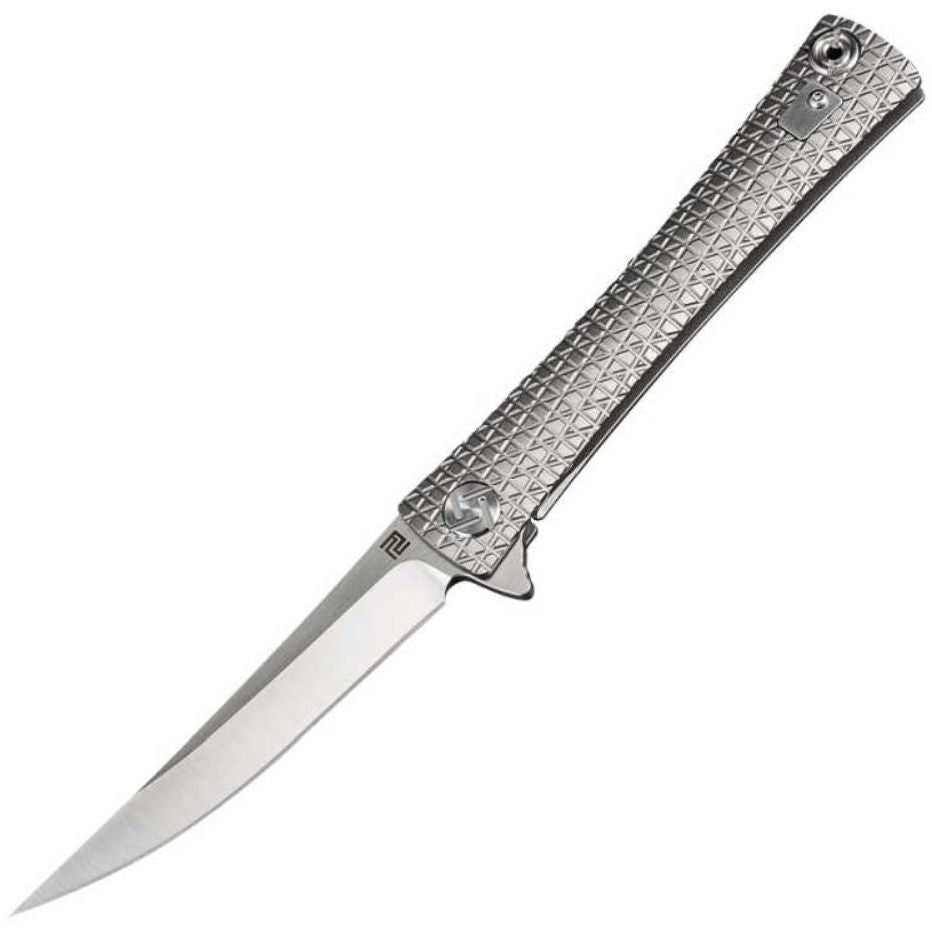 Waistline Framelock Grey-Artisan Cutlery-OnlyKnives