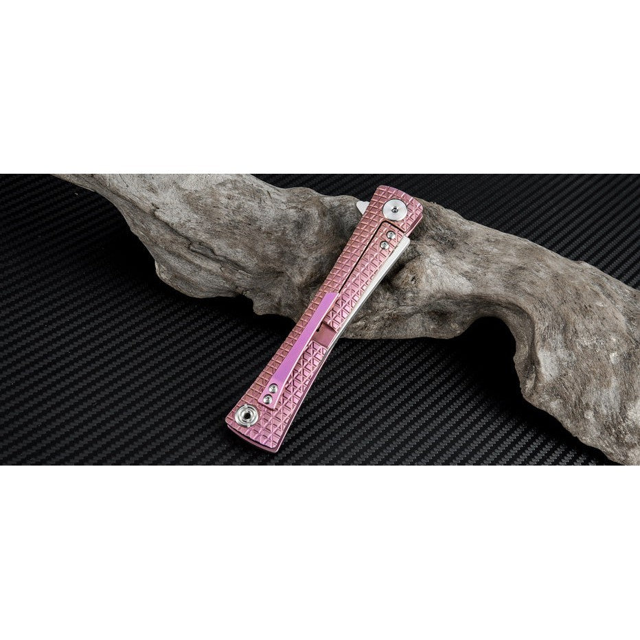 Waistline Framelock Pink-Artisan Cutlery-OnlyKnives