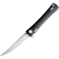 Waistline Linerlock, Black G10-Artisan Cutlery-OnlyKnives