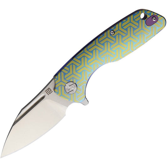 Wren - Titan blau-gold (BU02)-Artisan Cutlery-OnlyKnives
